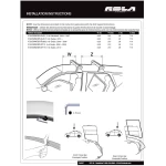 Rola Roof Rack Cross Bars For 06-14 VW Golf Rabbit and GTI Hatchback with naked roof Aluminum Extreme Cross Bar DFE Series