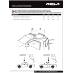 Rola Roof Rack Cross Bars For 07-21 Toyota Tundra Double & Crewmax Cab Aluminum Extreme Cross Bar DFE Series