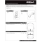 Rola Roof Rack Cross Bars w/ Keys For 09-19 Ford Flex with naked roof Aluminum Extreme Cross Bar DFE Series