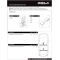 Rola Roof Rack Cross Bars For 12-21 Volkswagen Passat with naked roof Aluminum Extreme Cross Bar DFE Series