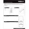 Rola Roof Rack Cross Bars For 10-13 KIA Soul with naked roof Aluminum Extreme Cross Bar DFE Series
