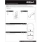 Rola Roof Rack Cross Bars w/ Keys For 13-20 Dodge Journey with naked roof Aluminum Extreme Cross Bar DFE Series