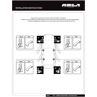 Rola Roof Rack Cross Bars For 10-13 KIA Soul with naked roof Aluminum Extreme Cross Bar DFE Series