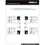 Rola Roof Rack Cross Bars w/ Keys For 13-18 Ford C-Max with naked roof Aluminum Extreme Cross Bar DFE Series