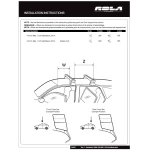 Rola Roof Rack Cross Bars w/ Keys For 13-18 Ford C-Max with naked roof Aluminum Extreme Cross Bar DFE Series