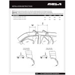 Rola Roof Rack Cross Bars w/ Keys 12-18 Audi A6 14-18 Audi S6 with naked roof Aluminum Extreme Cross Bar DFE Series
