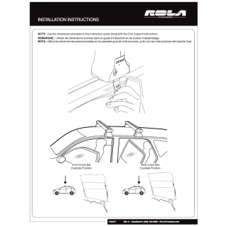 Rola Roof Rack Cross Bars For 09-17 Nissan Quest with naked roof Aluminum Extreme Cross Bar DFE Series