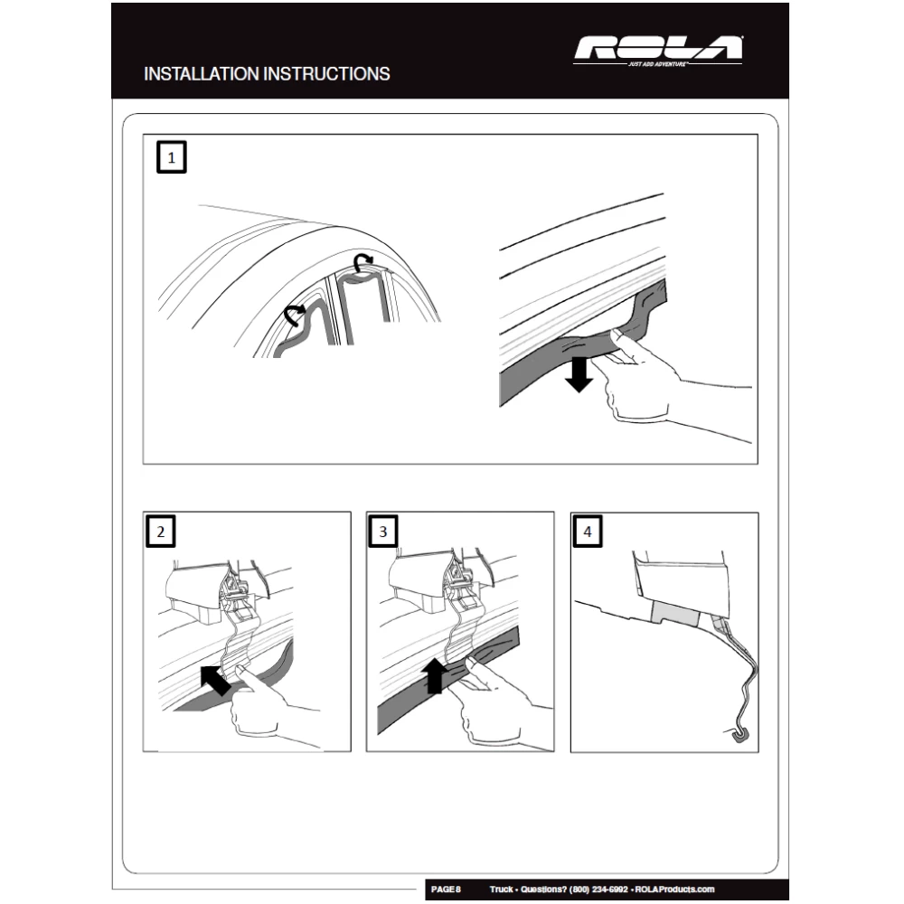 Rola Roof Rack Cross Bars For 09-18 Dodge Ram 1500 2500 3500 19-24 Ram 1500 Classic with Naked Roof Aluminum Extreme Cross Bar DFE Series
