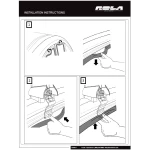 Rola Roof Rack Cross Bars For 05-22 Toyota Tacoma Double Cab with naked roof Aluminum Extreme Cross Bar DFE Series