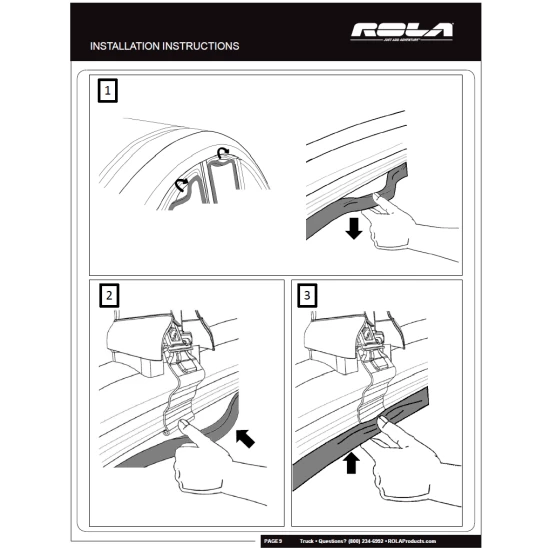 Rola Roof Rack Cross Bars For 05-22 Toyota Tacoma Double Cab with naked roof Aluminum Extreme Cross Bar DFE Series