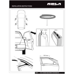 Rola Roof Rack Cross Bars For 06-14 VW Golf Rabbit and GTI Hatchback with naked roof Aluminum Extreme Cross Bar DFE Series