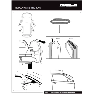 Rola Roof Rack Cross Bars For 06-14 VW Golf Rabbit and GTI Hatchback with naked roof Aluminum Extreme Cross Bar DFE Series
