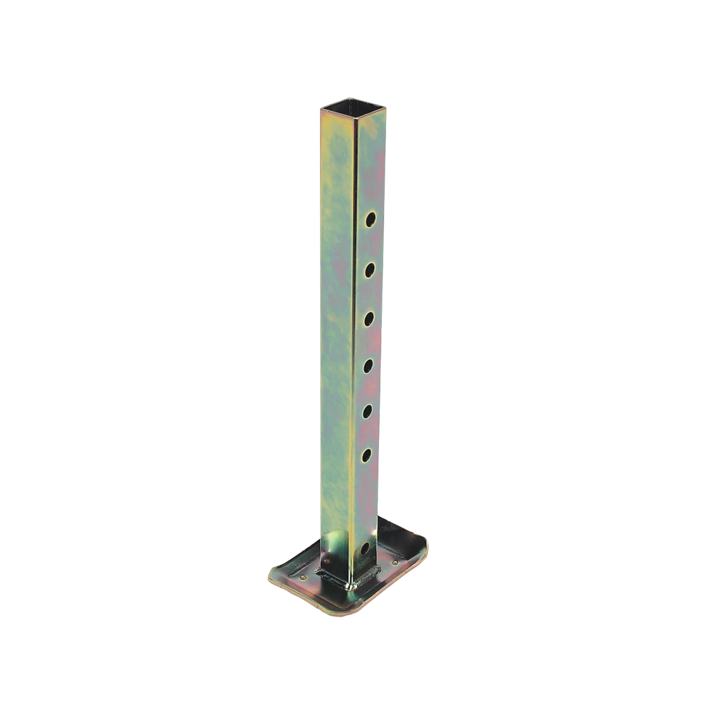 Fulton Square Tube Trailer Stabilizer Jack, 18"-28" Adjustment, Zinc Plated
