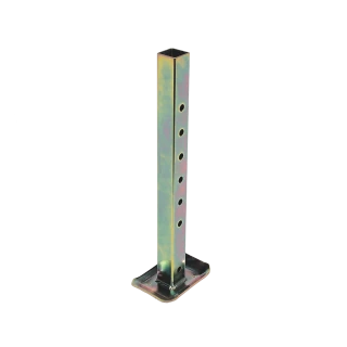 Fulton Square Tube Trailer Stabilizer Jack, 18"-28" Adjustment, Zinc Plated