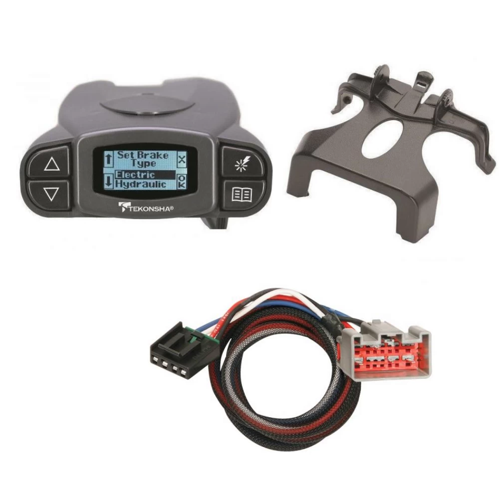 Tekonsha Prodigy P3 Trailer Brake Control for 15-24 Ford Expedition Lincoln Navigator w/ Plug Play Wiring Adapter Proportional Eletric Trailer Brakes Module Box Controller