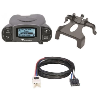 Tekonsha Prodigy P3 Trailer Brake Control for 04-24 Nissan Titan w/ Plug Play Wiring Adapter Proportional Eletric Trailer Brakes Module Box Controller