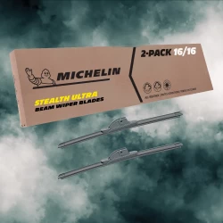 For 2011-2012 Peterbilt 388 Windshield Wiper Blades 2 Pack Michelin Stealth Ultra 16 inch Size