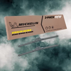For 1979-1982 Nissan 310 Windshield Wiper Blades 2 Pack Michelin Stealth Ultra 17 inch Size