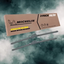 For 1991-2002 Saturn SL Windshield Wiper Blades 2 Pack Michelin Stealth Ultra 22 & 21 inch Size