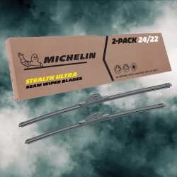 For 2001-2005 Pontiac Aztek Windshield Wiper Blades 2 Pack Michelin Stealth Ultra 24 & 22 inch Size