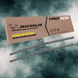 For 2008-2015 Peterbilt 210 Windshield Wiper Blades 2 Pack Michelin Stealth Ultra 24 inch Size