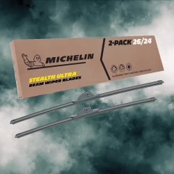 For 2008-2010 Pleasure-Way Ascent Windshield Wiper Blades 2 Pack Michelin Stealth Ultra 26 & 24 inch Size