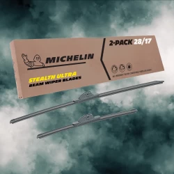 For 2012-2020 Tesla S Windshield Wiper Blades 2 Pack Michelin Stealth Ultra 28 & 17 inch Fits (2 Pack) Size