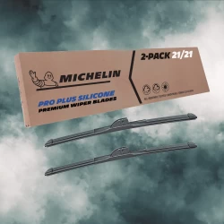For 2004-2004 Smart Crossblade Windshield Wiper Blades 2 Pack Michelin Pro Plus Silicone 21 inch Size