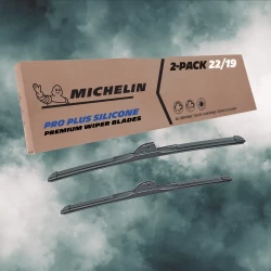 For 2003-2007 Saturn Ion Windshield Wiper Blades 2 Pack Michelin Pro Plus Silicone 22 & 19 inch Size