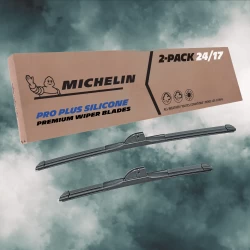 For 2014-2017 INFINITI QX50 Windshield Wiper Blades 2 Pack Michelin Pro Plus Silicone 24 & 17 inch Size