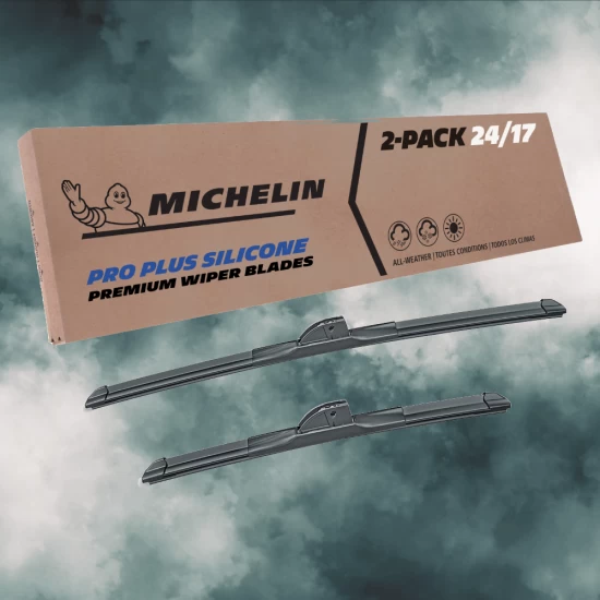 1999, 2000, 2001, Isuzu, VehiCROSS, Windshield, Wiper, Blades, 2, Pack, Michelin, Pro, Plus, Silicone, 24, &, 17, inch Fits 1999-2001 Isuzu VehiCROSS Windshield Wiper Blades Replacement 2 Pack Michelin Pro Plus Silicone 24 & 17 inch Size