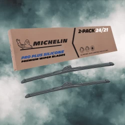 For 2008-2017 Buick Enclave Windshield Wiper Blades 2 Pack Michelin Pro Plus Silicone 24 & 21 inch Size