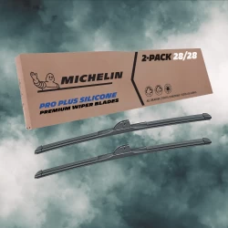 For 2014-2016 Cadillac ELR Windshield Wiper Blades 2 Pack Michelin Pro Plus Silicone Size