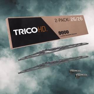 Fits 1993-1997 Hino FF3018 Windshield Wiper Blades 2 Pack Trico Heavy Duty RV Size