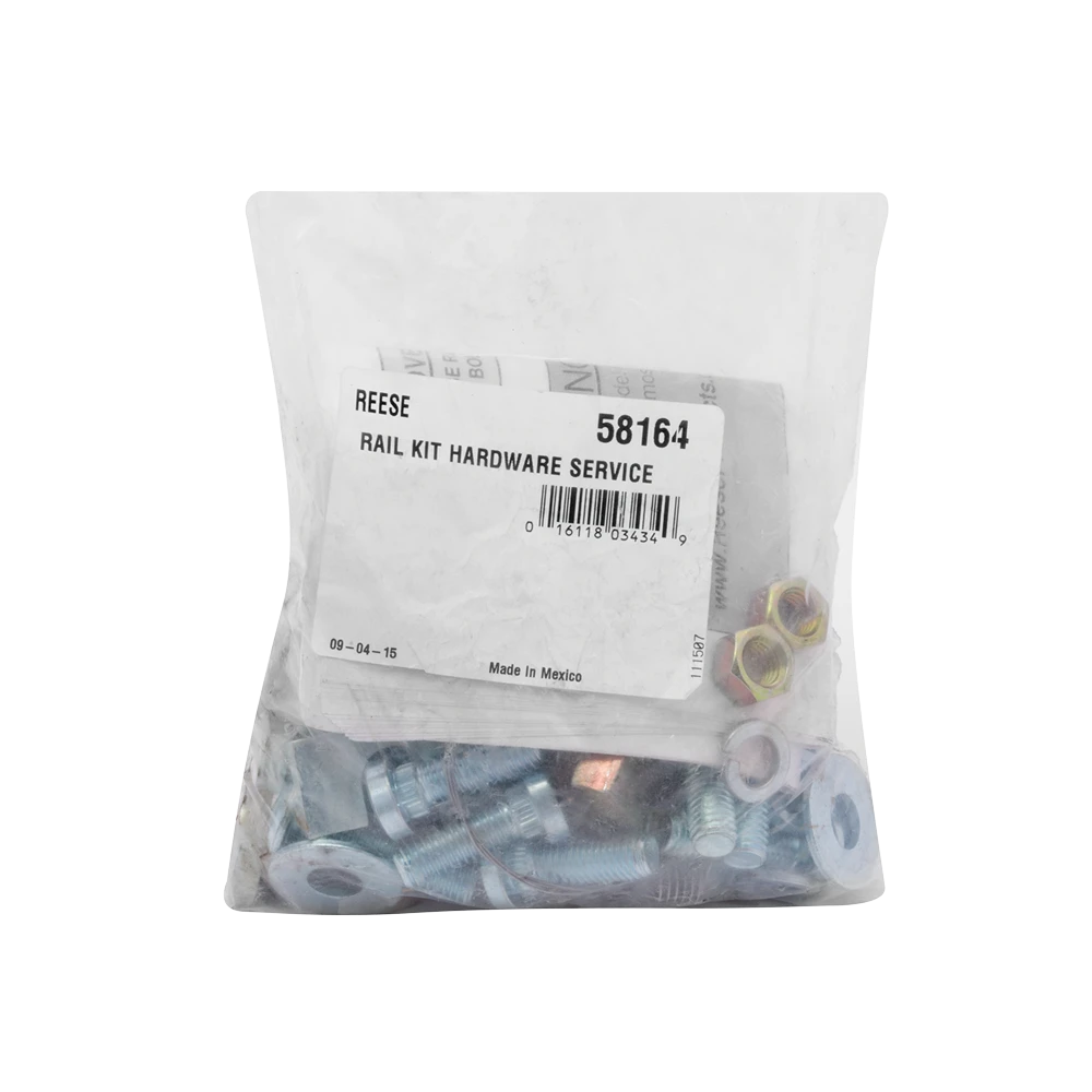 Reese brackets and hardware for installing Ram 1500 rail kit