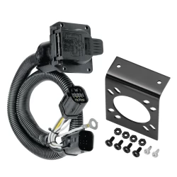For 97-08 Ford F-150 2004 Heritage New Body 97-99 F-250 Light Duty 06-08 Lincoln Mark LT 7 Pin Trailer Wiring RV 7 Way Trailer Plug By Tekonsha
