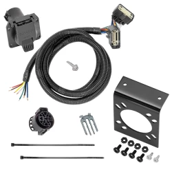 For 09-21 Ford F-150 and Raptor 7 Pin Trailer Wiring RV 7 Way Trailer Plug By Tekonsha
