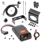 For 2015-2021 Ford F-150 7-Way RV Wiring + Pro Series POD Brake Control + Plug & Play BC Adapter By Tekonsha