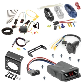 For 2007-2009 Chrysler Aspen 7-Way RV Wiring + Tekonsha Brakeman IV Brake Control + Plug & Play BC Adapter By Tekonsha