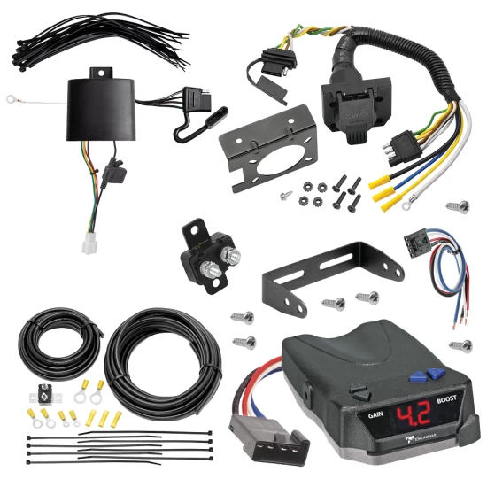 For 2019-2022 Acura RDX 7-Way RV Wiring + Tekonsha BRAKE-EVN Brake Control + Generic BC Wiring Adapter (For With +12V Power Provision Models) By Tekonsha