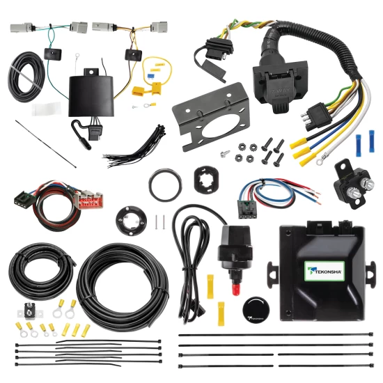 For 2021-2024 Ford Bronco Tekonsha Prodigy iD Bluetooth Wireless Brake Control + Plug & Play BC Adapter + 7-Way RV Wiring (Excludes: w/LED Taillights Models) By Tekonsha