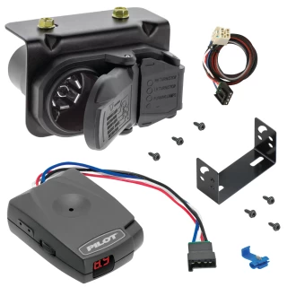 For 2014-2020 Chevrolet Silverado 1500 7-Way RV Wiring + Pro Series Pilot Brake Control + Plug & Play BC Adapter By Tekonsha