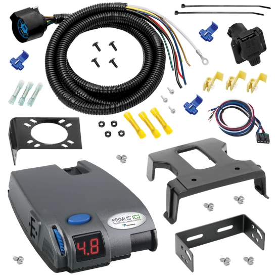 For 1988-2000 Chevrolet C15 7-Way RV Wiring + Tekonsha Primus IQ Brake Control By Tow Ready