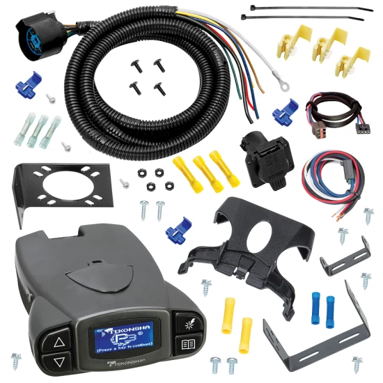 For 1997-1997 Ford F-350 7-Way RV Wiring + Tekonsha Prodigy P3 Brake Control + Plug & Play BC Adapter (For Heavy Duty Models) By Tow Ready