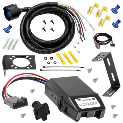 For 1997-1997 Ford F-350 7 Way Trailer Wiring RV 7 Pin 7 Blade + Tekonsha Voyager Brake Controller + Plug & Play Adapter (For Heavy Duty Models) By Tow Ready