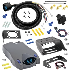 For 1997-1997 Ford F-350 7 Way Trailer Wiring RV 7 Pin 7 Blade + Tekonsha Prodigy P2 Brake Controller + Plug & Play Adapter (For Heavy Duty Models) By Tow Ready
