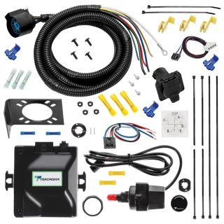 For 1995-2002 Dodge Ram 3500 Tekonsha Prodigy iD Bluetooth Wireless Brake Control + Plug & Play BC Adapter + 7-Way RV Wiring By Tow Ready
