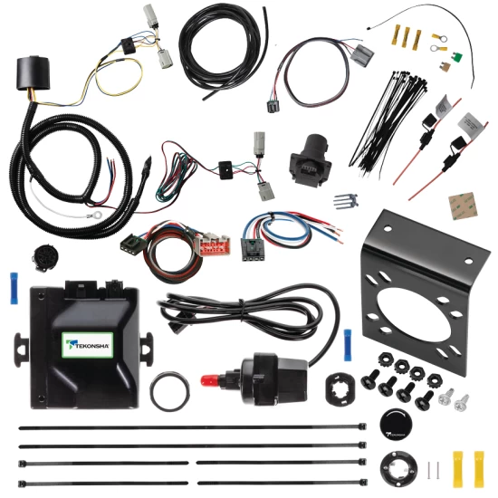 For 2021-2024 Ford Bronco Tekonsha Prodigy iD Bluetooth Wireless Brake Control + Plug & Play BC Adapter + 7-Way RV Wiring (For w/LED Taillights Models) By Tekonsha