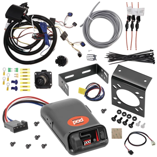 For 2023-2024 Hyundai Palisade 7-Way RV Wiring + Pro Series POD Brake Control + Plug & Play BC Adapter By Tekonsha