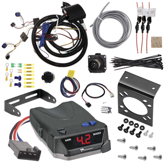 For 2023-2024 Hyundai Palisade 7-Way RV Wiring + Tekonsha BRAKE-EVN Brake Control + Plug & Play BC Adapter By Tekonsha